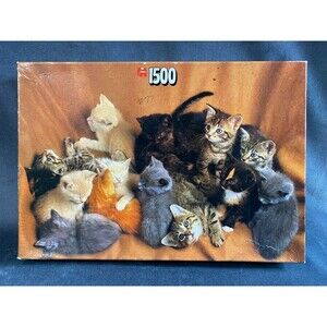 1500 Piece Puzzle Multiple Kitty Cats